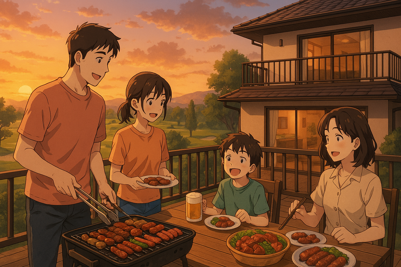 바베큐 테라스